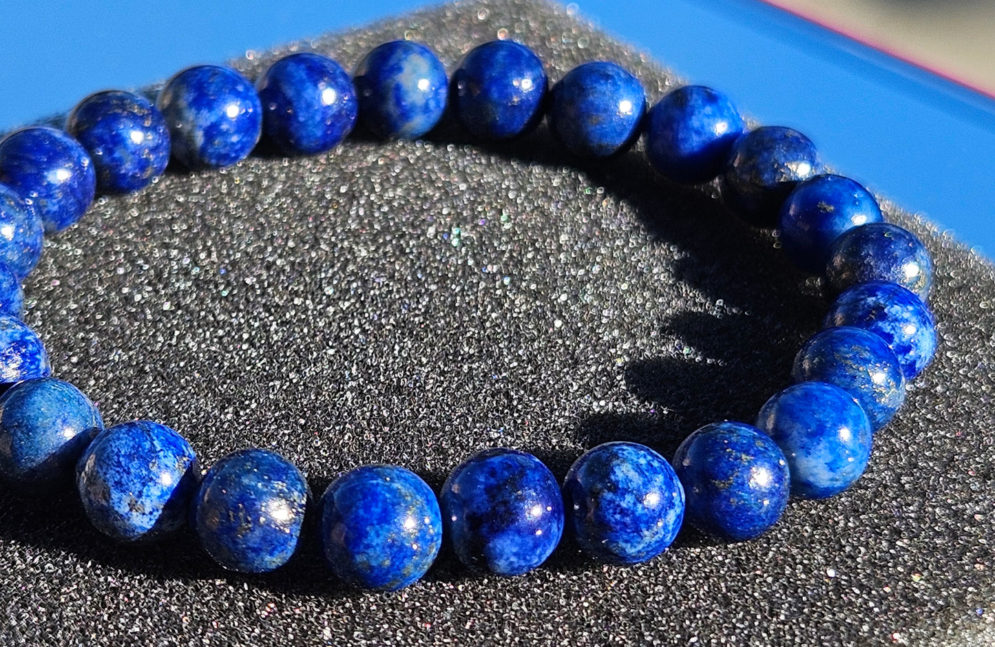 7A Blue Lapis Lazuli Natural Stone Bracelet