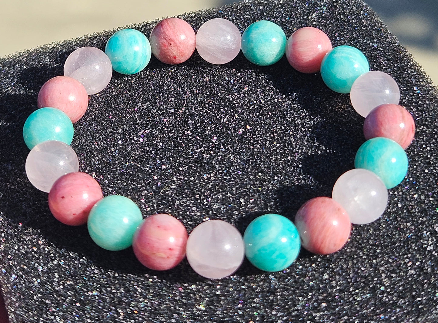 Love, Harmony, and Healing Bracelet Multi-color Stones