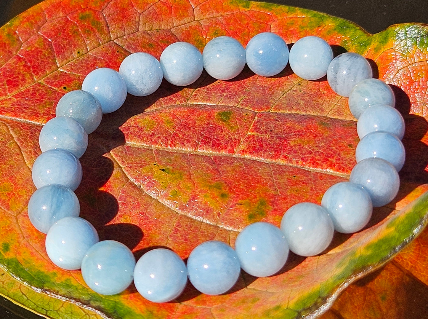 7A Blue Lace Agate Natural Stone Bracelet