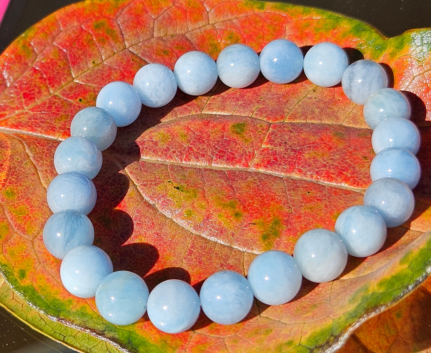 7A Blue Lace Agate Natural Stone Bracelet