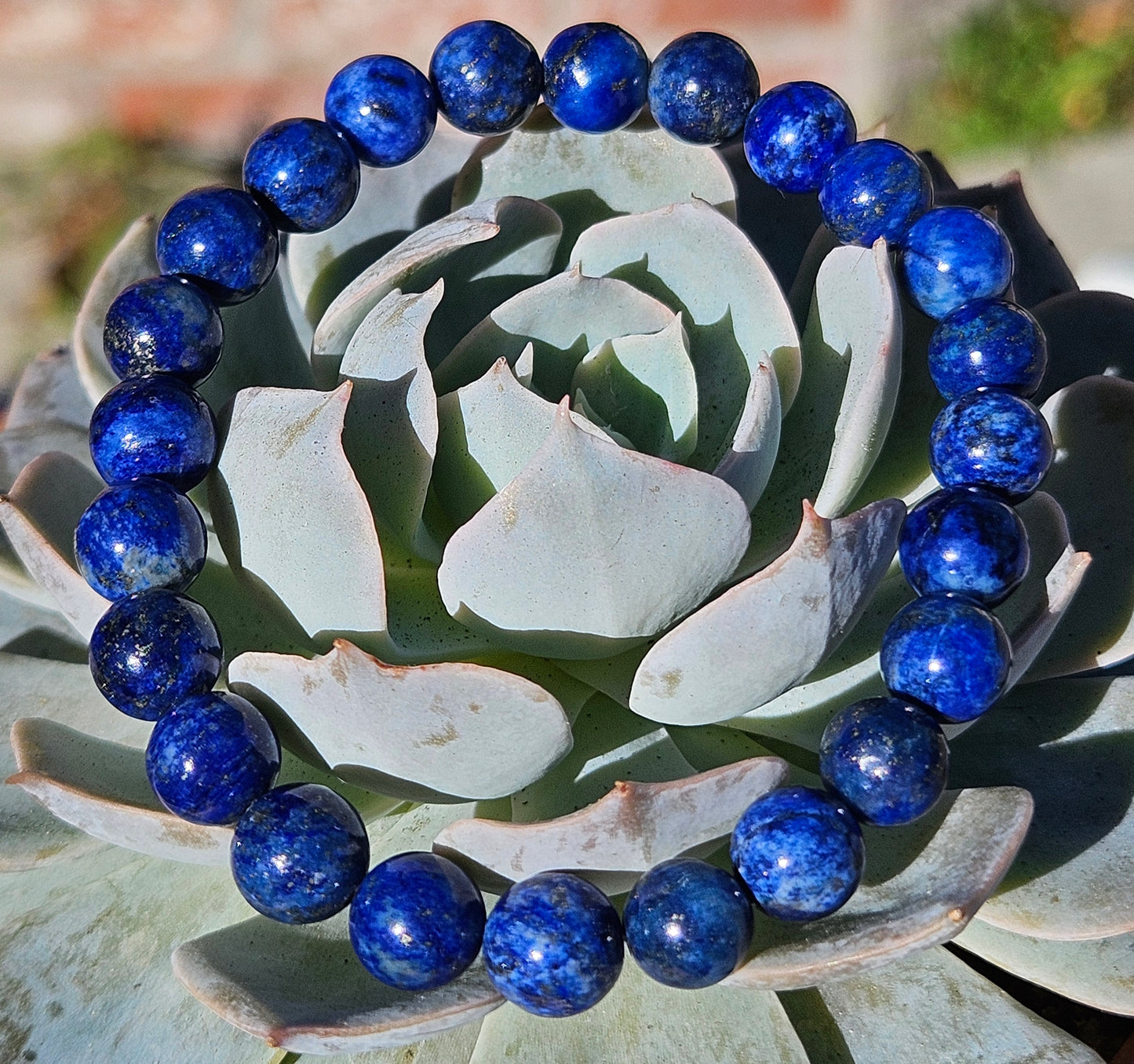7A Blue Lapis Lazuli Natural Stone Bracelet