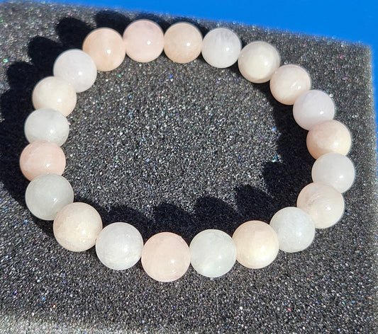 5A Pink Morganite Natural Stone Bracelet