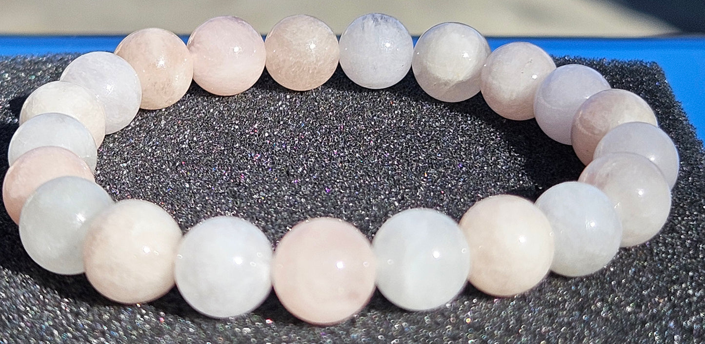 5A Pink Morganite Natural Stone Bracelet